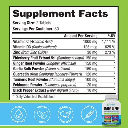 10 in 1 Immune System Defense and Support Supplement